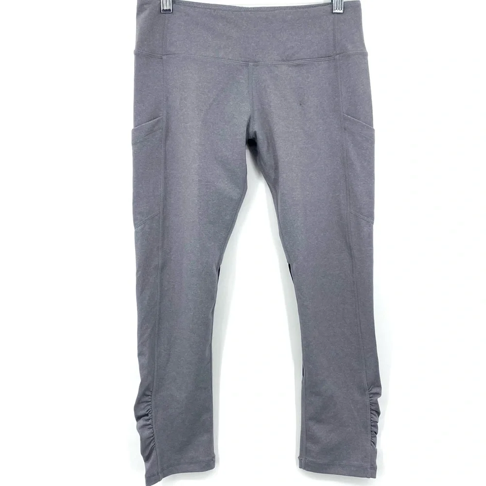 πSALEπ Lululemon Rare Gray Pace Rival Crop - Picture 3 of 10